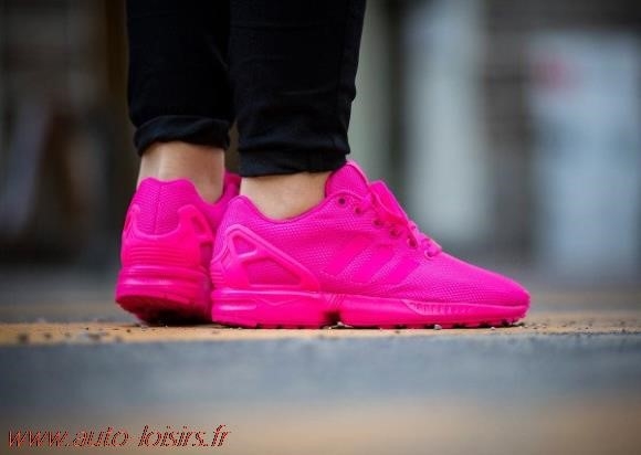 adidas zx flux rose fluo